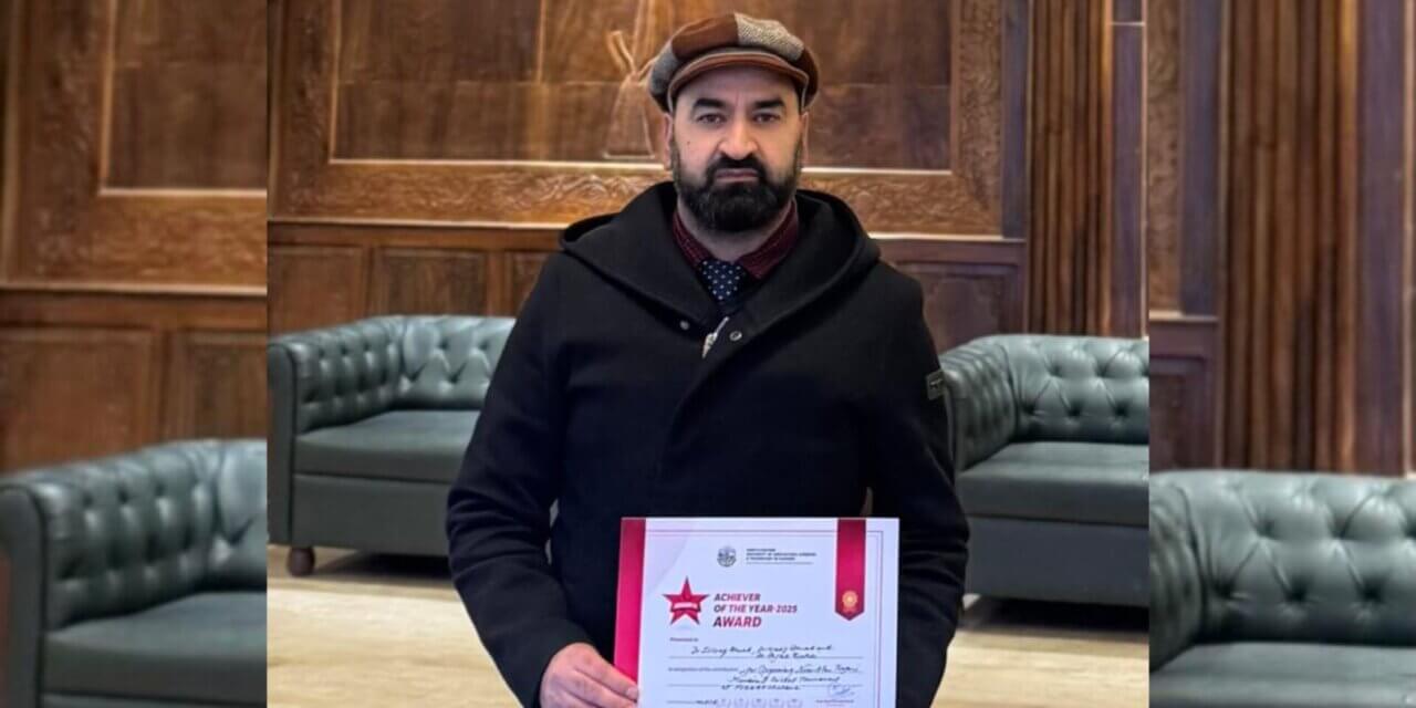 Dr. Wasif Ahmad Honoured by SKUAST-K for Outstanding Contribution to Sports Promotion