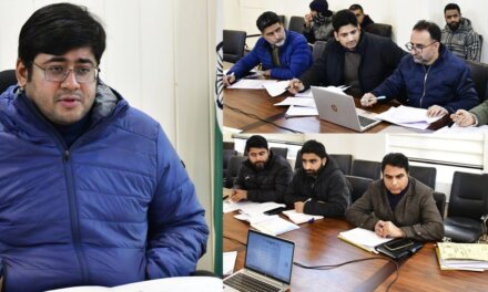 DC Ganderbal reviews progress of works under Jal Jeevan Mission