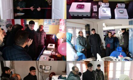 DC Ganderbal inaugurates TrueNat Machine under National Tuberculosis Elimination Programme at PHC Manigam