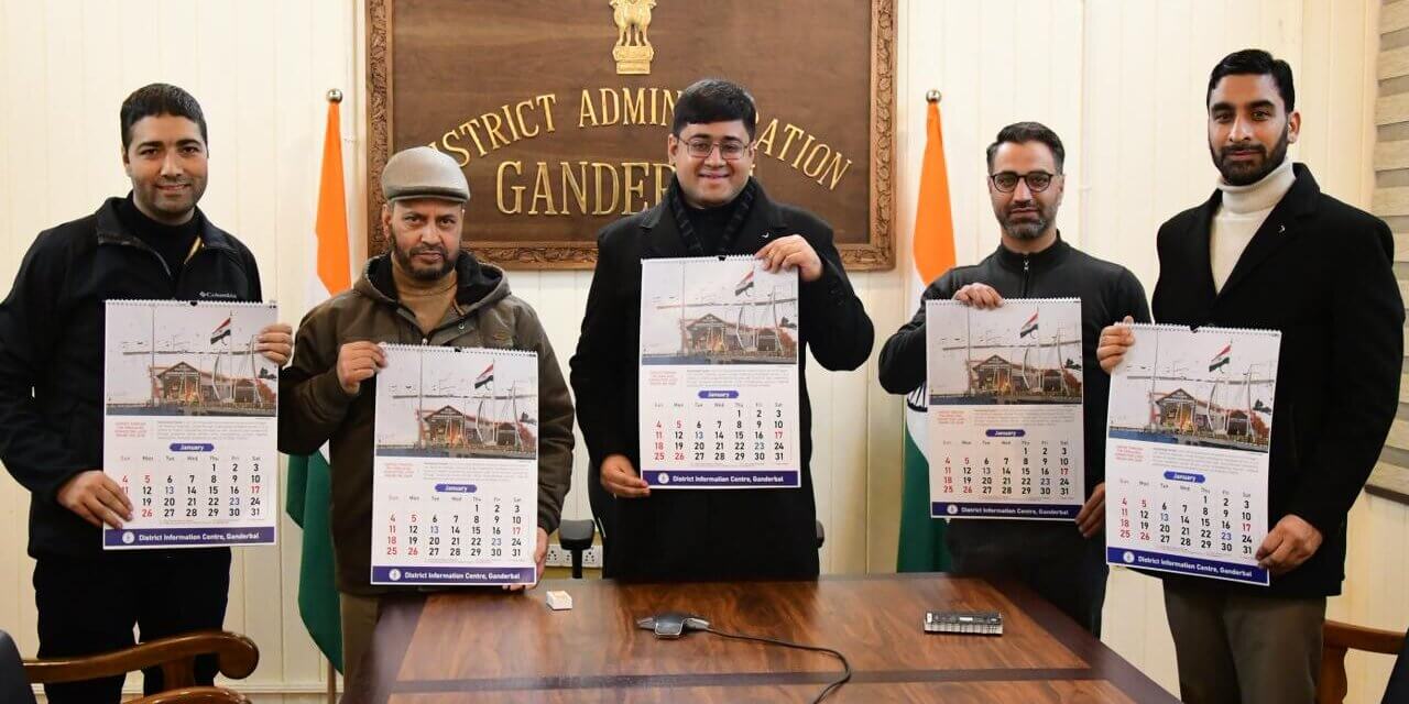 Deputy Commissioner Ganderbal releases Annual Calendar by District Information Centre