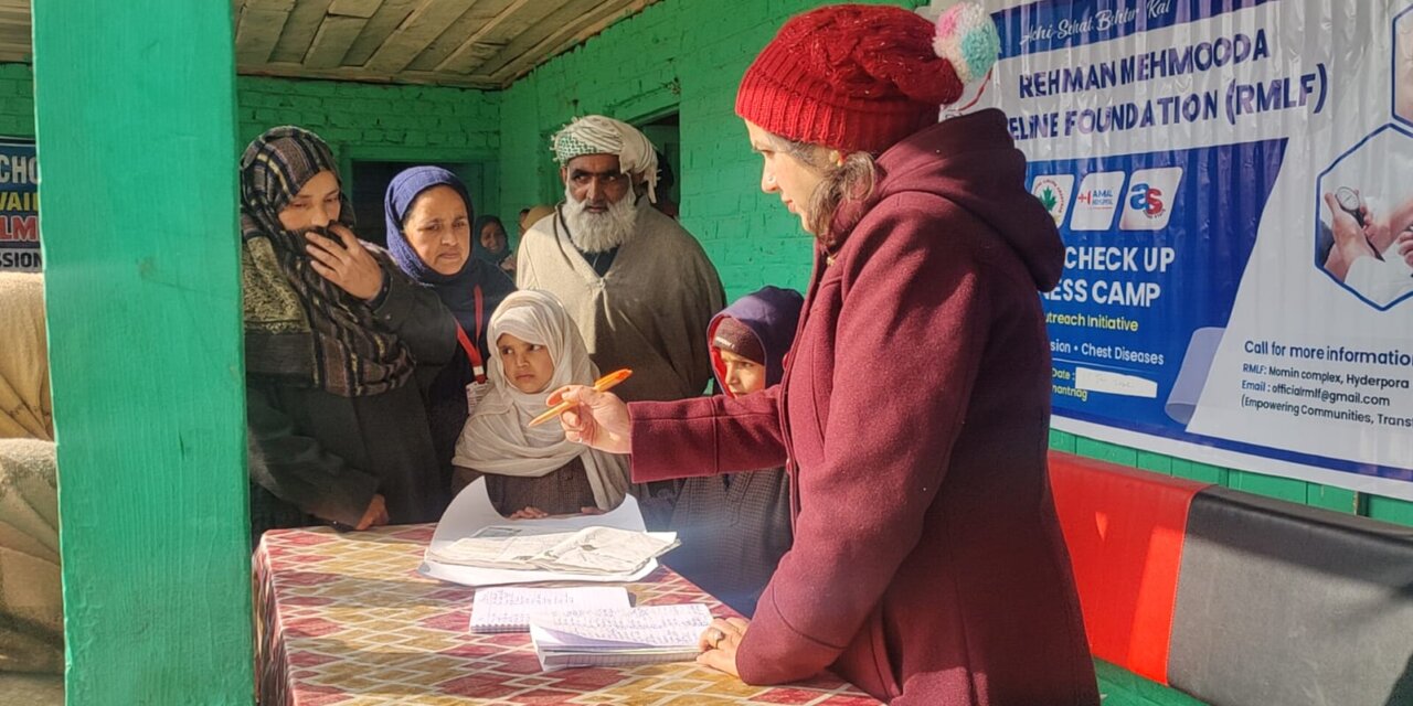 RMLF Leads Free Health Check-up and Awareness Camp at Kokernag