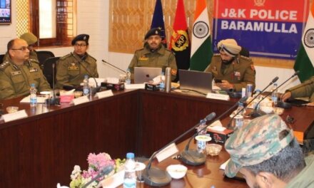 J&K Police holds security review meeting ahead of Republic Day-2026 in Baramulla