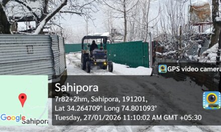 R&B Division Ganderbal Achieves 93% Snow Clearance, Full Restoration Expected Tomorrow