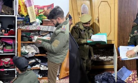 Police Conducts Searches Against Proscribed Organisation J&K Itihadul Muslimeen In Baramulla