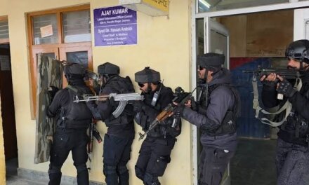 Security forces hold mock drill at Anantnag Railway Station to test emergency readiness