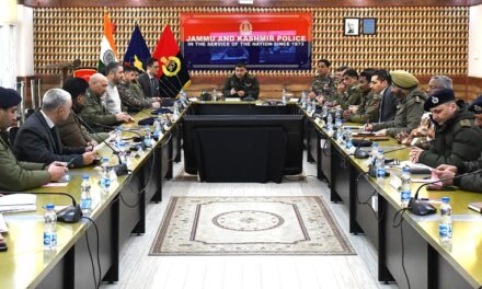 IGP Kashmir Chairs Joint Security Review Meeting at PCR Kashmir