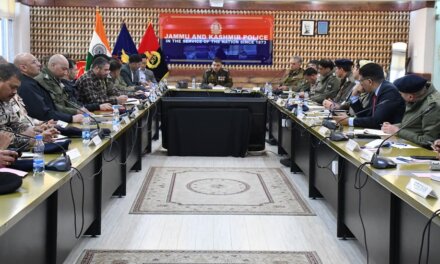 IGP Kashmir Chairs Security Review Meeting Ahead of VVIP Visit at PCR Kashmir