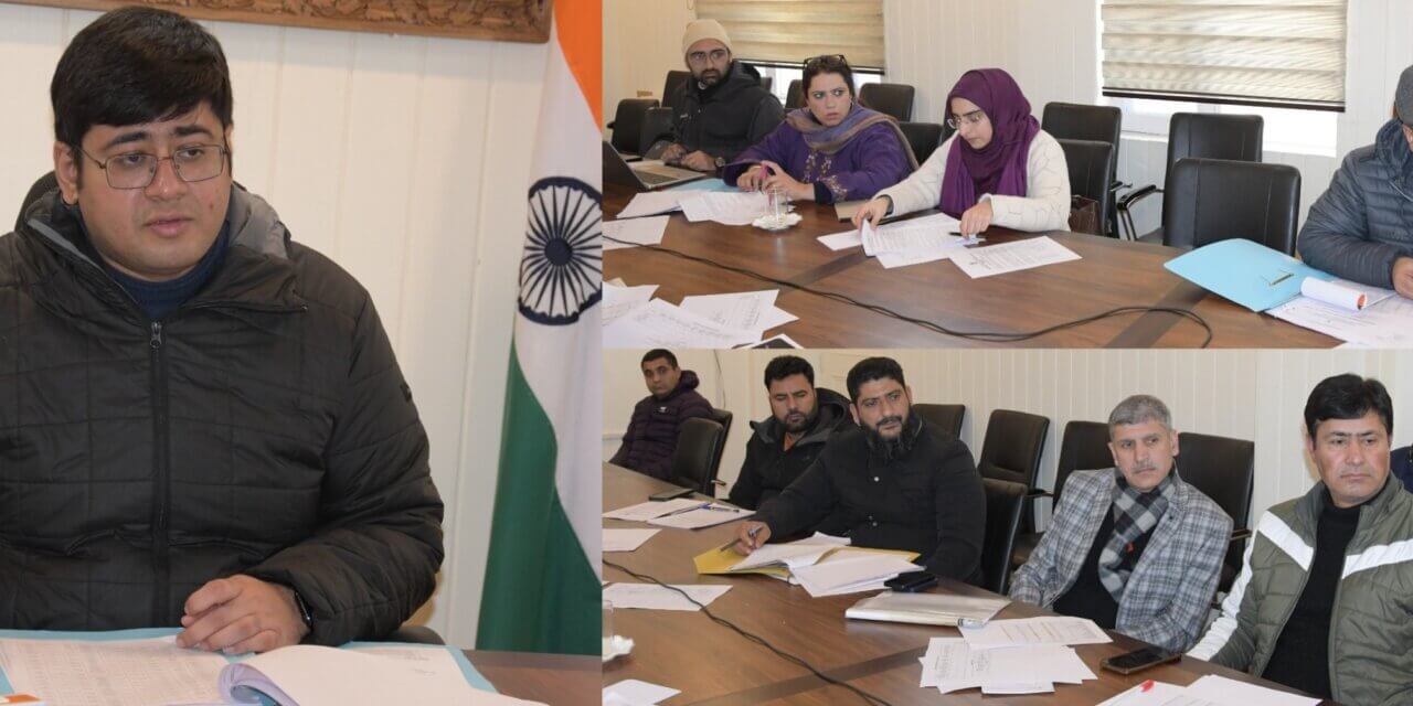 DC Ganderbal chairs DLIC meet, reviews implementation of Mission YUVA scheme