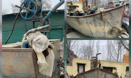 Police Seizes 03 Mechanized Motor Boats for Illegal Extraction of Minerals in Awantipora;02 Illegal Sand Dumping Sites Seized in Baramulla