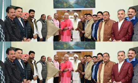 SAYBO Delegation Meets LG Manoj Sinha; Discusses Bhandara Arrangements for Amarnath Yatra 2026