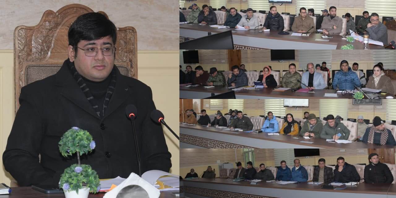 DC Ganderbal chairs preparatory meeting for Shri Amarnath Ji Yatra-2026;Stresses for timely submission of action plans to ensure prompt execution of works well in time