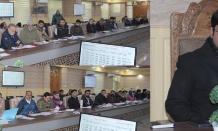 DC Ganderbal reviews progress of works under District CAPEX, UT CAPEX, CDF and SASCI schemes for F.Y. 2025-26