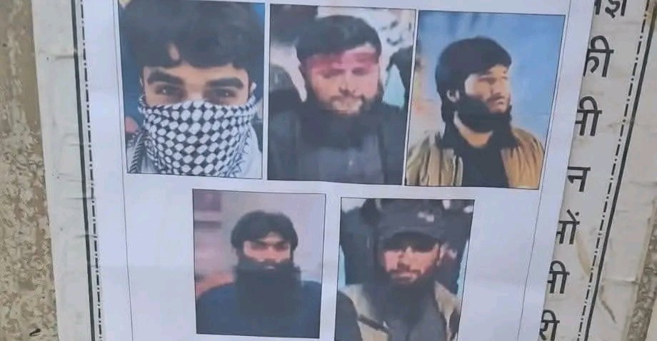 Posters in Kathua show five suspected Pakistani terrorists, seek info on their movement