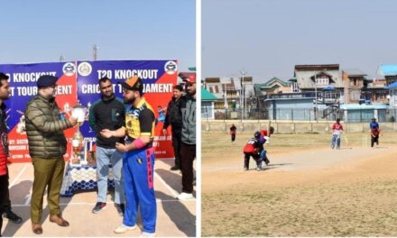 J&K Police organizes T-20 Knock-out Cricket Tournament in Budgam