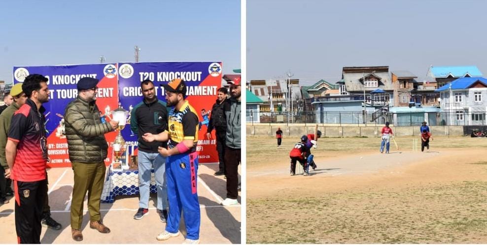 J&K Police organizes T-20 Knock-out Cricket Tournament in Budgam