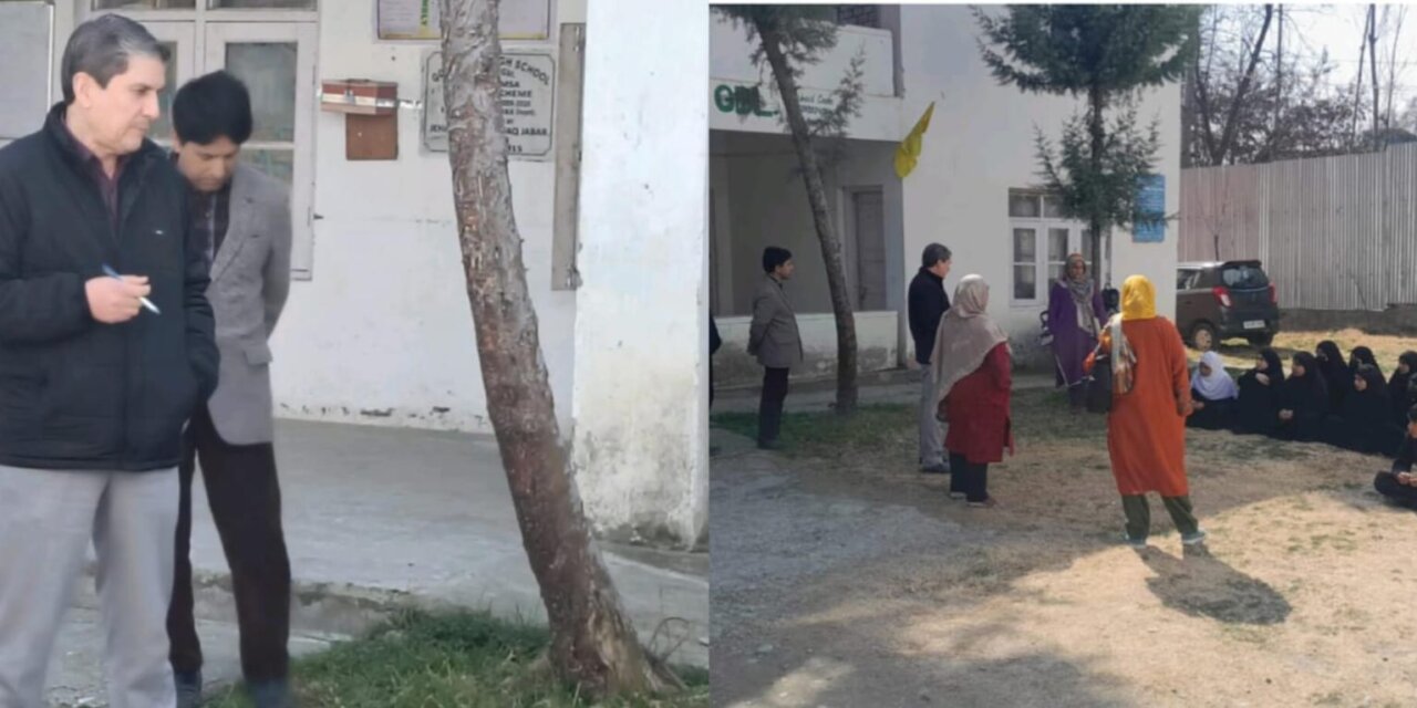 CEO Ganderbal Conducts Surprise Inspections; Emphasizes 2026 as ‘Year of Academic Excellence