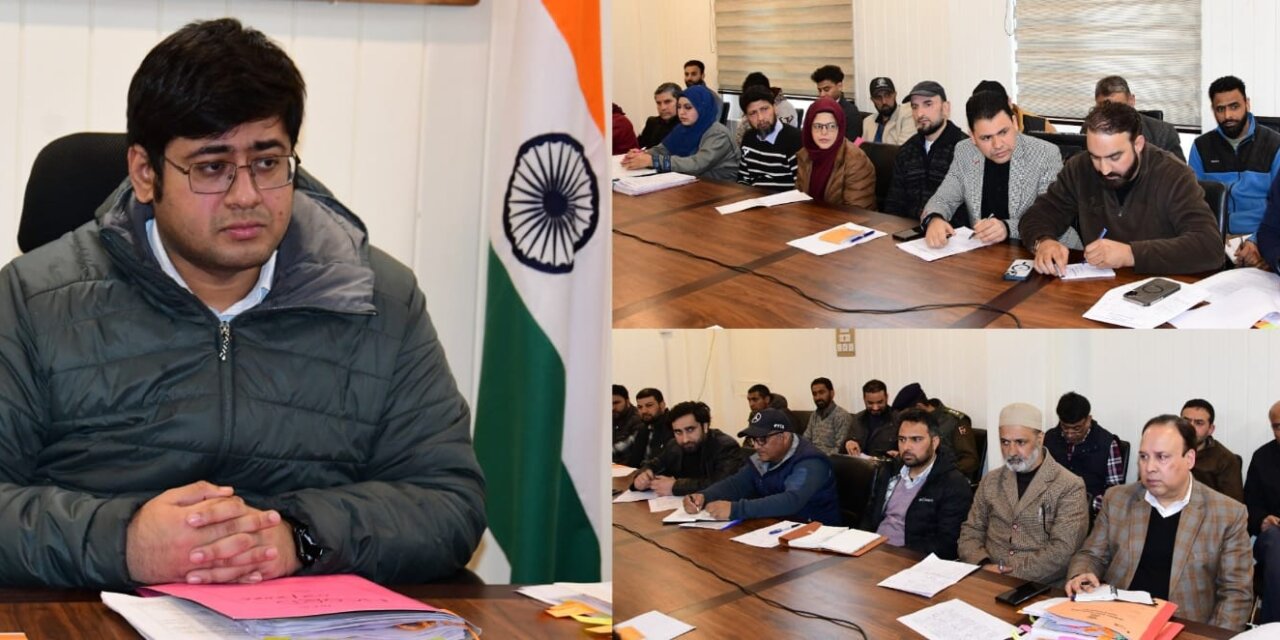 DC Ganderbal chairs monthly District NCORD meeting, calls for stronger enforcement & awareness measures