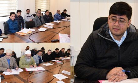 DC Ganderbal reviews progress under District CAPEX Budget 2025–26
