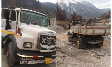 2 Tippers Seized for Illegal Mining in Ganderbal