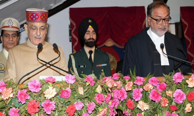 Kavinder Gupta Takes Oath as 30th Governor of Himachal Pradesh