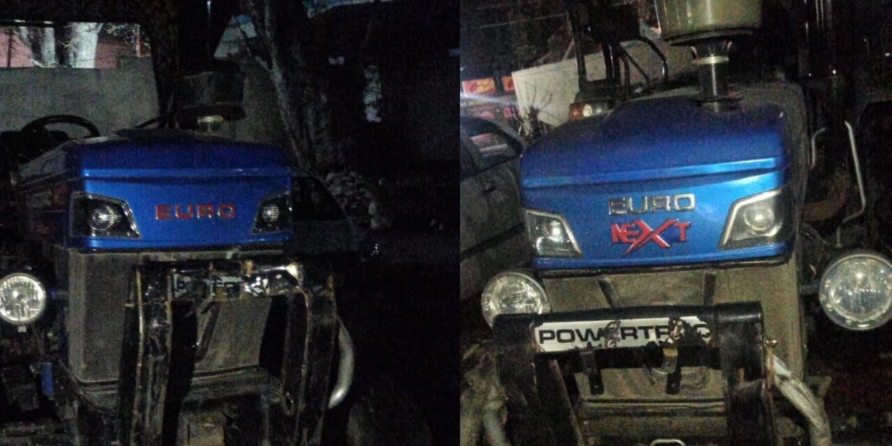 Action Against Illegal Mining Continues;Police seizes 02 tractors in Ganderbal