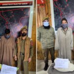Police arrests 02 drug peddlers in Anantnag; Contraband substances recovered