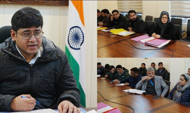 DC Ganderbal chairs DLC meeting on HADP, JKCIP; approves 414 cases 