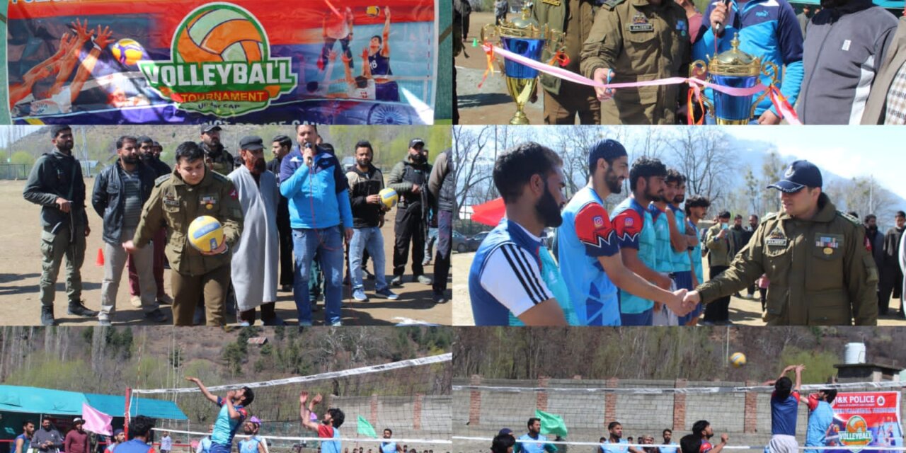 Police Martyrs’ Volleyball Tournament Begins in Ganderbal