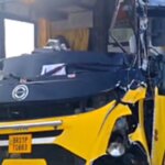 Tourist Bus–Tipper Collision Disrupts Traffic on Srinagar–Jammu Highway