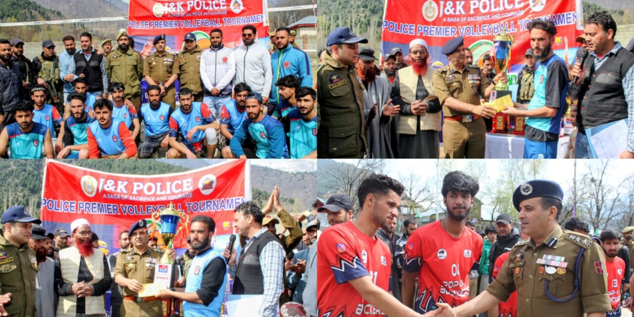 Police Martyrs’ Volleyball Tournament Concludes in Ganderbal