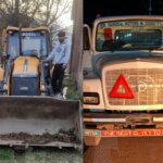 JCB, Tipper Seized for Illegal Mining in Ganderbal