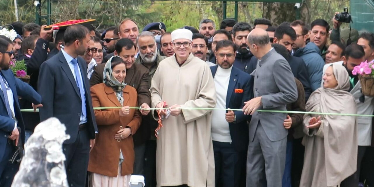 CM Omar Abdullah throws open Asia’s largest Tulip Garden in Srinagar
