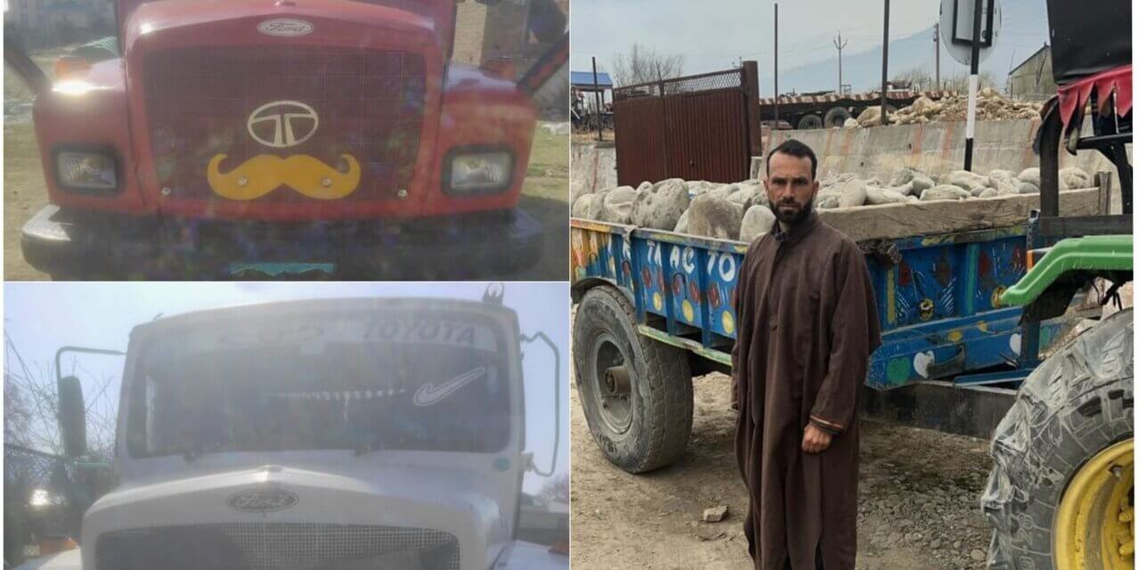 Illegal extraction and transportation of minerals;J&K Police seizes 03 vehicles Ganderbal