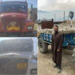 Illegal extraction and transportation of minerals;J&K Police seizes 03 vehicles Ganderbal